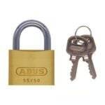 Abus 55 Series 50mm Open Shackle Brass Padlock
