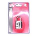 Ifam 34mm Combination Luggage Padlock