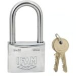 Ifam M50 50mm Marine Padlock - Long Shackle