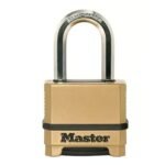 Master Excell M175 50mm Long Shackle Combination Padlock
