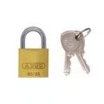 Abus 65 Series 25mm Open Shackle Brass Padlock
