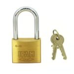Ifam E Series 40mm Long Shackle Brass Padlock